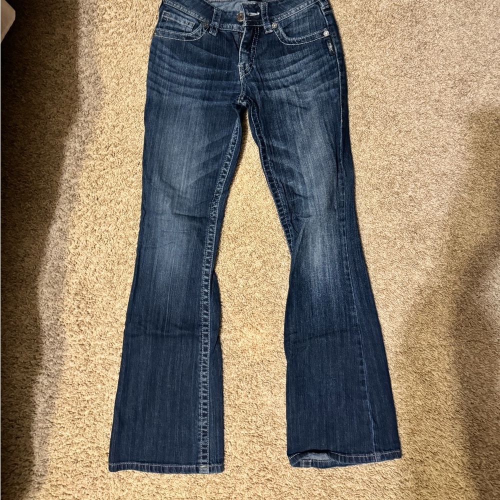 Silver Suki Jeans